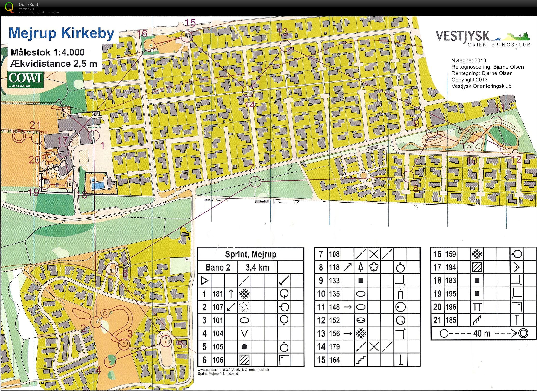 Vestjysk 2 dages 2013 sprint (28-06-2013)