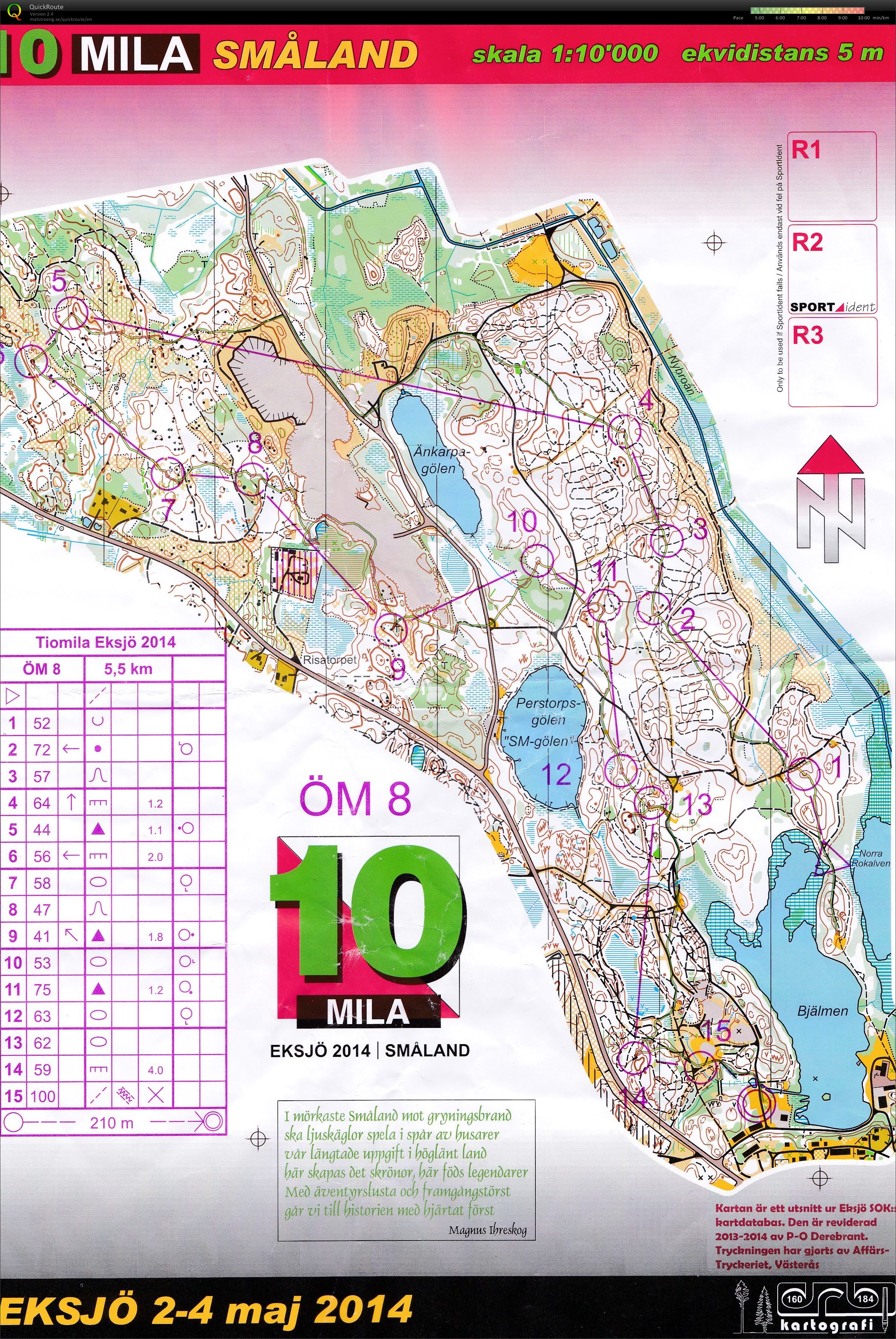 Tiomila Småland 2014 træning (03-05-2014)