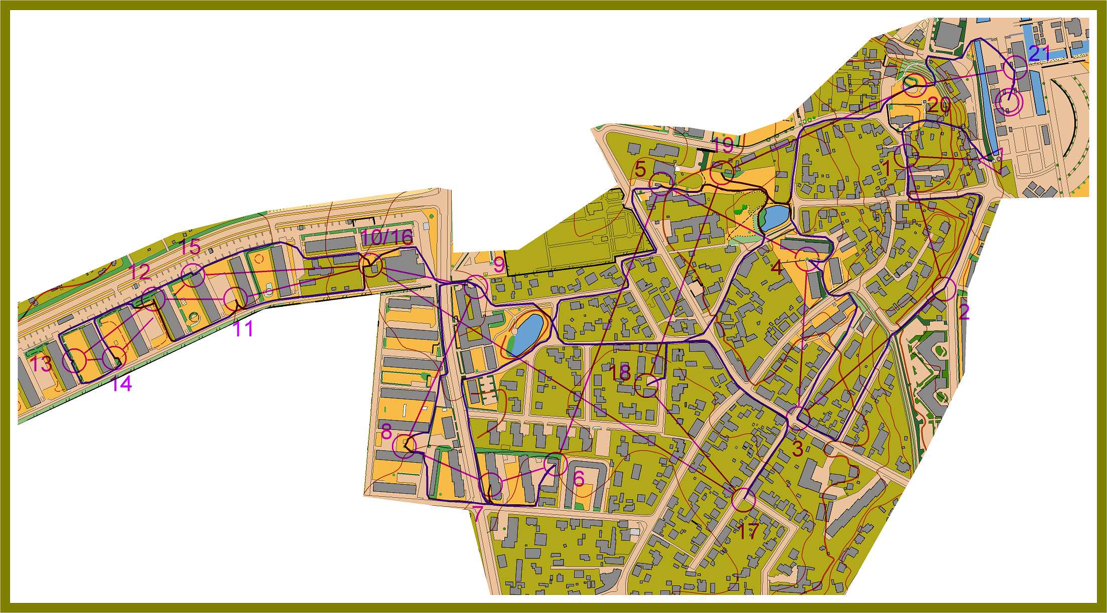 Sprintjog i Roskilde (2015-05-30)