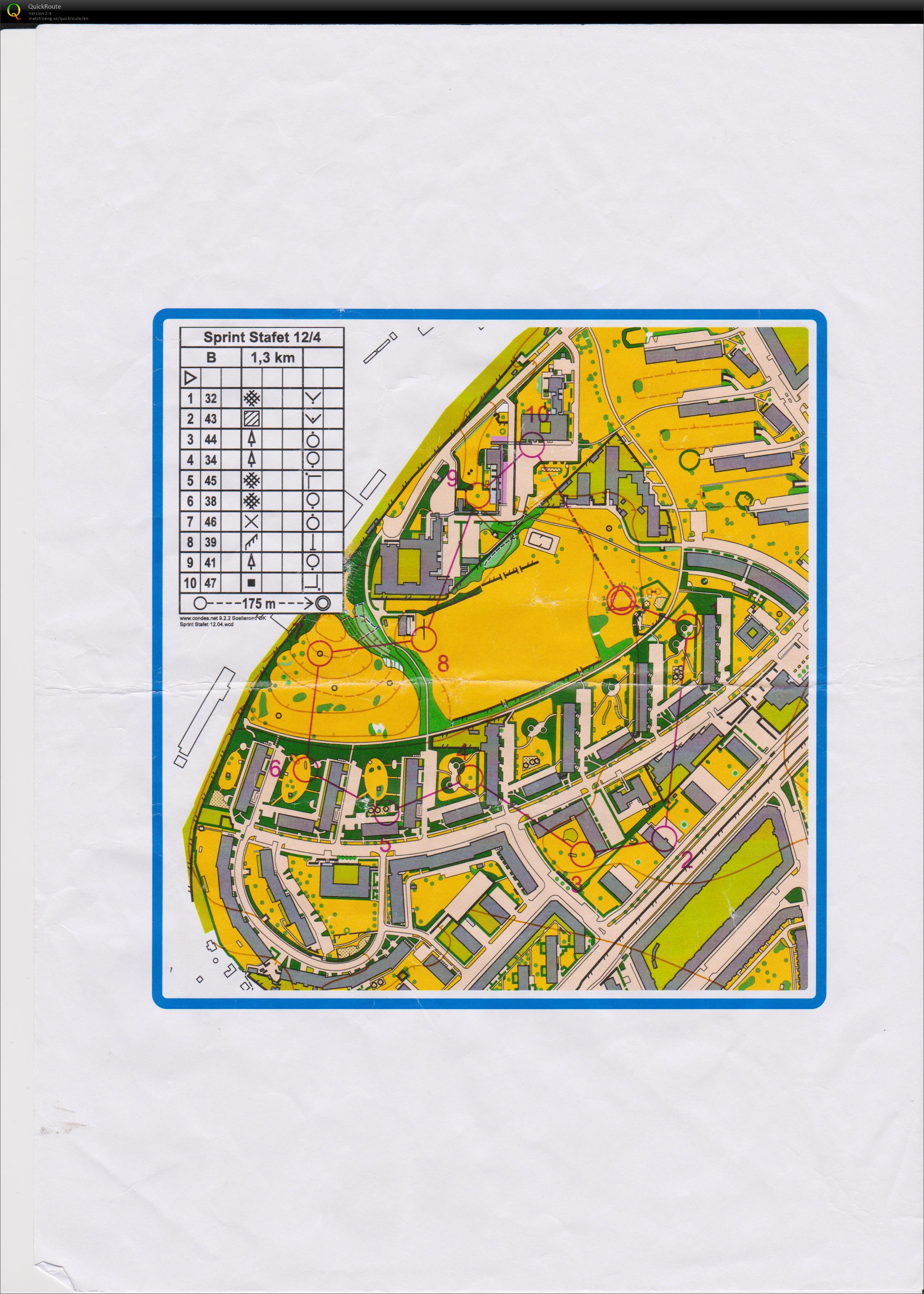 Sprint stafet 1 (12-04-2016)